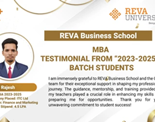 Academic student corporate testimonial overview frame